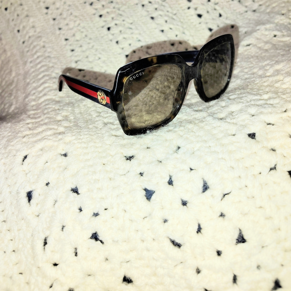 Gucci Tortoiseshell and Black Women's Sunglasses